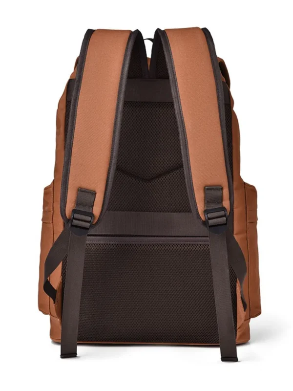 Multi Pockets Adjustable Strap Canvas Backpack Bag - Image 5