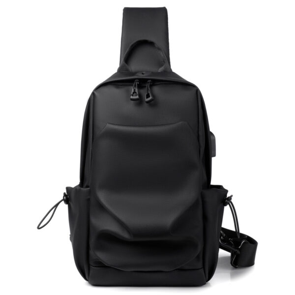 Men's sports chest bag shoulder bag simple men's crossbody bag fashionable small shoulder bag - Image 5