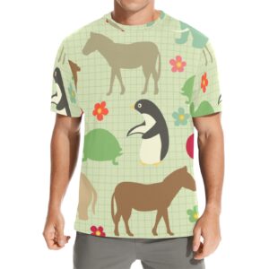 Men's All Over Print Crew Neck T-Shirt