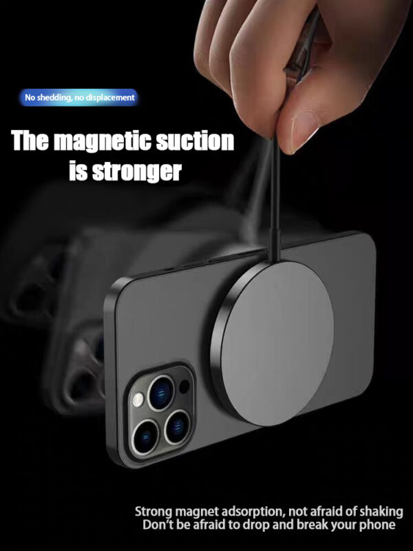 The Qi Wireless Charger 15w Magnetic Wireless Fast Charging Is Suitable For 12, 13, 14, 15 And 16 Mobile Phone Models - Image 6