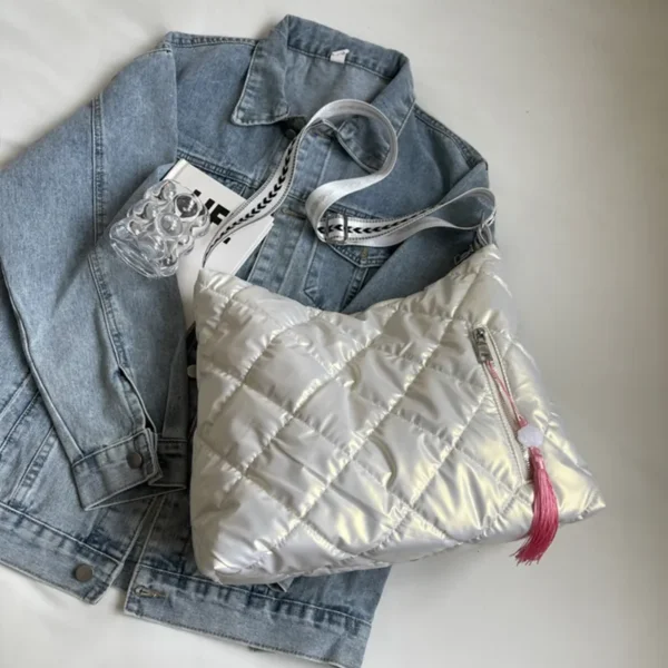 Quilted Nylon Travel Bag - Image 8