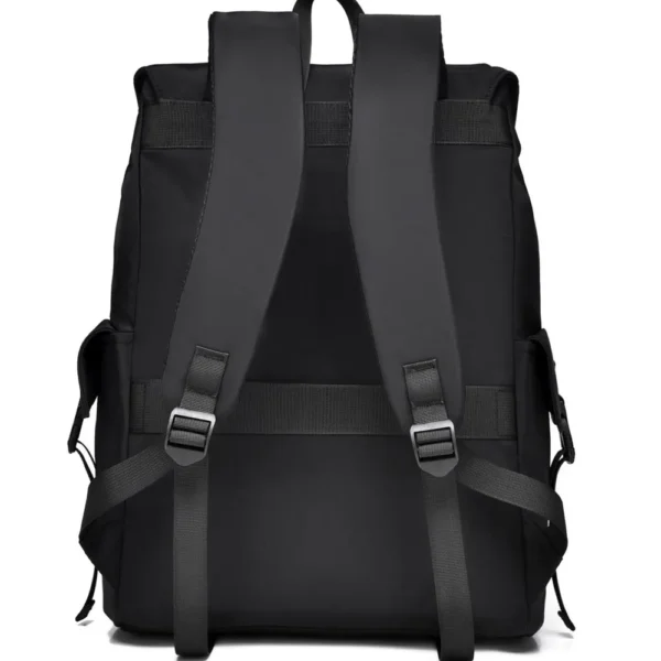 PU Leather Multi-Pockets Adjustable Strap Backpack Bag - Image 4