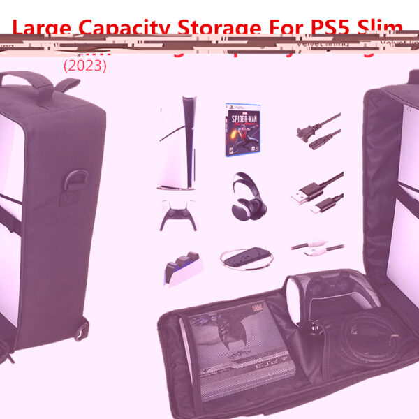New PS5 SLIM Host Storage Bag Suitable for Digital Version Optical Drive Version Bag PS5 SLIM Backpack - Image 3