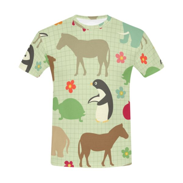Men's All Over Print Crew Neck T-Shirt - Image 3