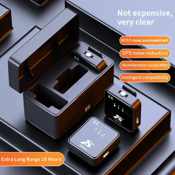 SX63 Wireless Mic with Charging Case – Cartlogue - Image 2