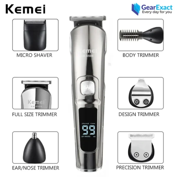 Kemei KM-8508 11-in-1 Grooming Kit – Cartlogue - Image 2