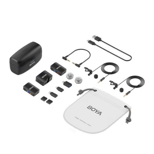 BOYA BOYAMIC All-in-One Wireless Microphone System – 300m Range - Image 2