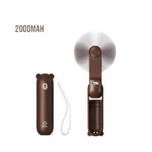 Jisulife F8 Hand Fan 2000mAh – Brown In Bangladesh