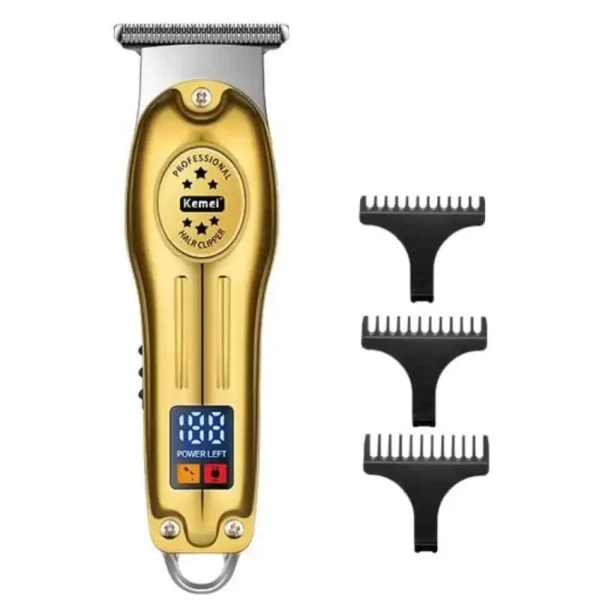 Kemei KM-678 USB Rechargeable Electric Hair Trimmer - Image 3
