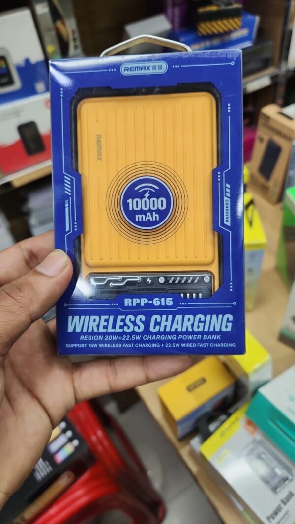 Remax RPP-615 10000mAh Magnetic Wireless Power Bank - Image 2