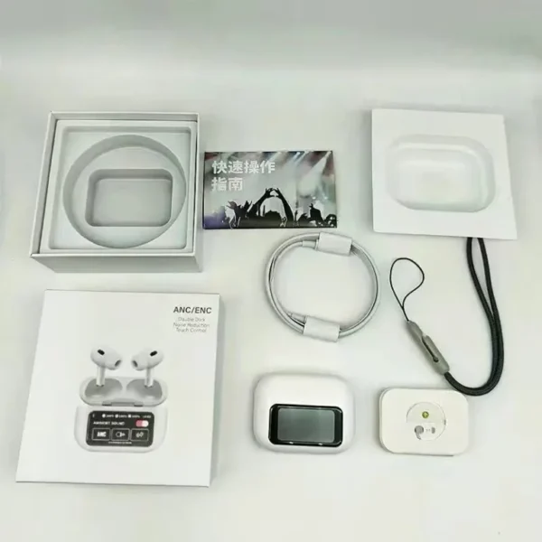 A9 Pro ANC Touchscreen Wireless Earbuds - Image 3