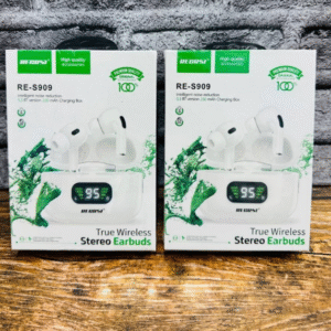 RE-S909 Wireless Earbuds – Bluetooth 5.3, ENC & Long Standby