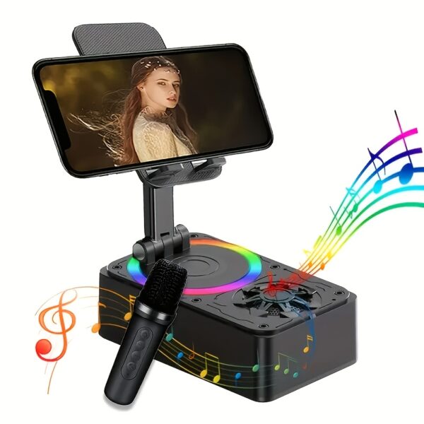 K98 Foldable Phone Stand with Bluetooth Speaker
