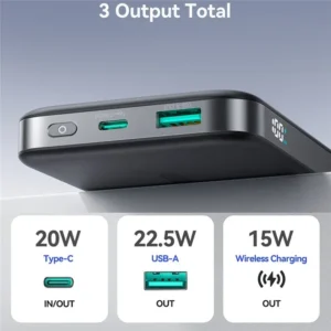 JOYROOM JR-PBM12 10000mAh Wireless Power Bank 22.5W