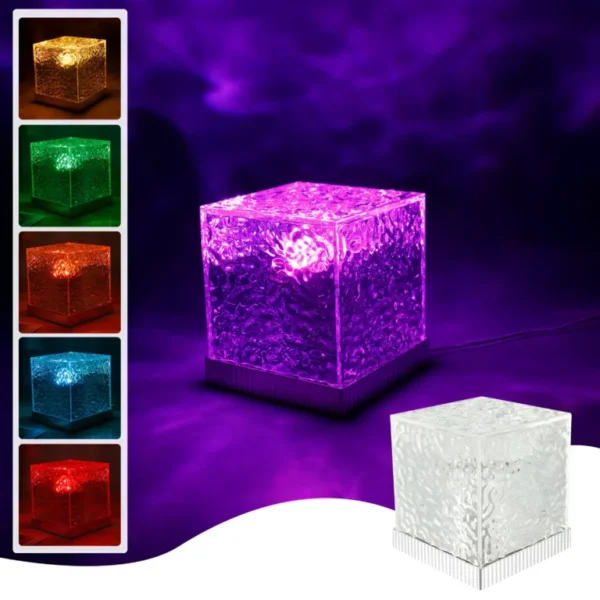 USB Dynamic Water Pattern Light – Ocean Wave Projector - Image 2