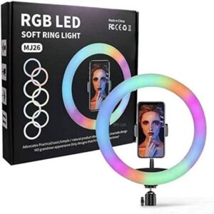 MJ26 10" RGB LED Soft Ring Light at Cartlogue