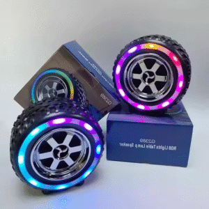 Portable RGB Bluetooth Tire Boombox Subwoofer Speaker