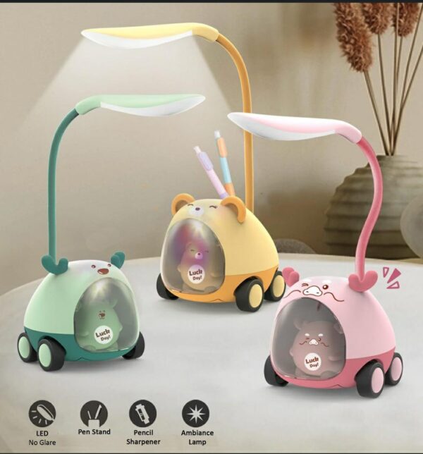 USB Rechargeable Desk Lamp – Multicolor LED Night Light