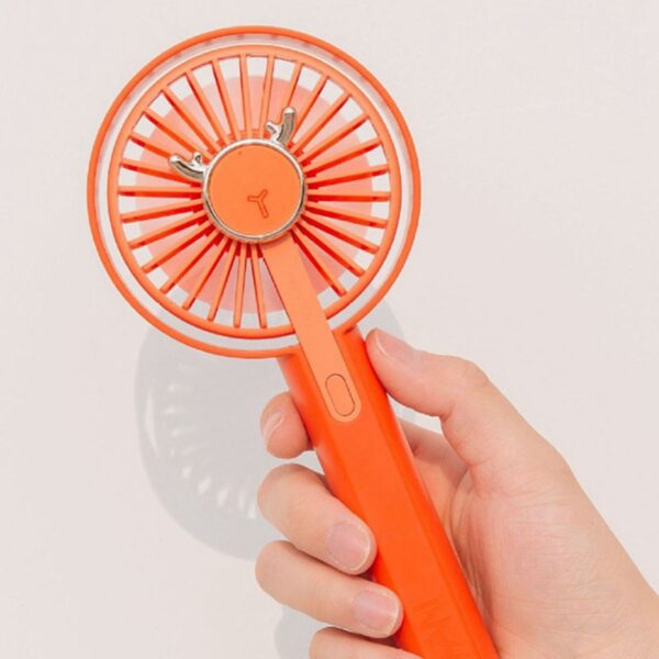 Blue Deer Mini Portable USB Fan – Cartoon Handheld Fan