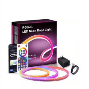 RGB LED Neon Strip 5m – App & Remote Control, 16  Colors