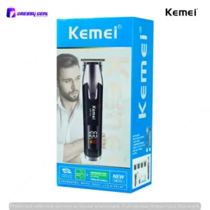 Kemei KM-431 LCD Hair Trimmer – Professional Grooming