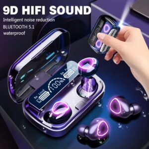 M10 Wireless Earbuds – Bluetooth 5.1 TWS with Smart LED