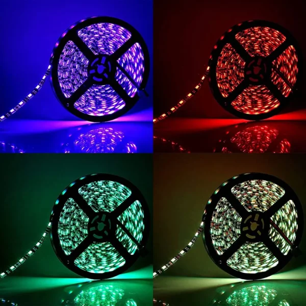 NNK 5m RGB LED Strip Light Waterproof with Remote Control - Image 3