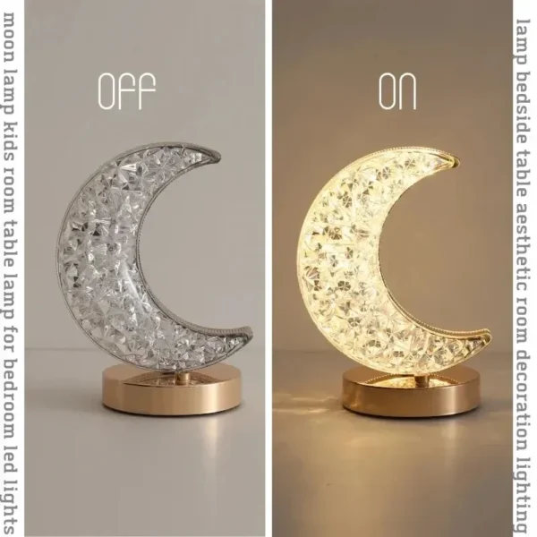 Bedroom Crystal Touch Dimming Night Light - Image 4