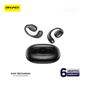 Awei T80 OWS Bluetooth Air Conduction Earbuds –Long Battery