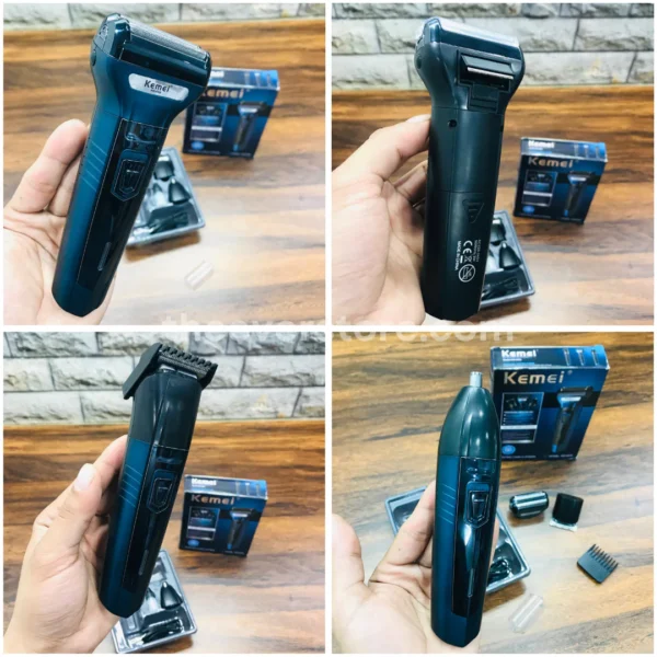 Kemei 3 in 1 Grooming Kit KM-6330 – Trimmer & Epilator - Image 3