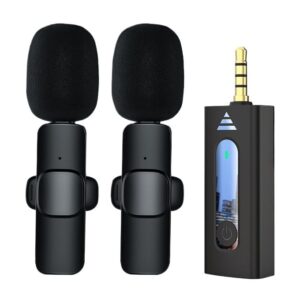 K35 Dual Wireless Microphone | Lavalier Mic for Studio & Vlog