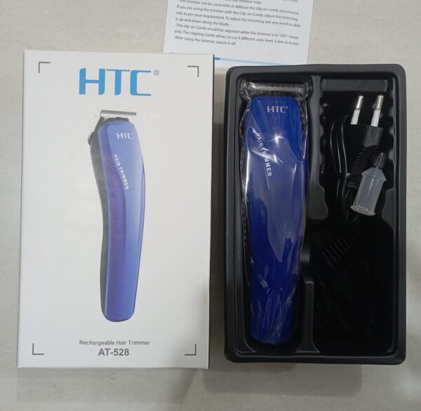 HTC AT-528 Beard Trimmer & Hair Clipper – Blue