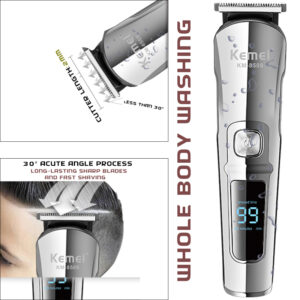 Kemei KM-8509 Waterproof Hair Clipper & Beard Trimmer