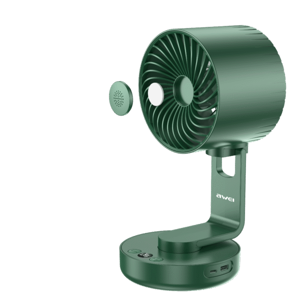 Awei F34 Air Circulation Fan 4000mAh – Strong Wind - Image 4