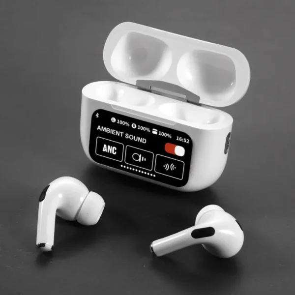 A9 Pro ANC Touchscreen Wireless Earbuds - Image 4