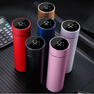 Smart Touch Temperature Display Water Cup – Stainless Steel