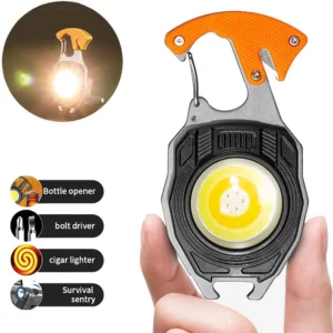 Keychain LED Flashlight – 800 Lumens Multi-tool Torch