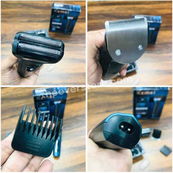 Kemei 3 in 1 Grooming Kit KM-6330 – Trimmer & Epilator - Image 2