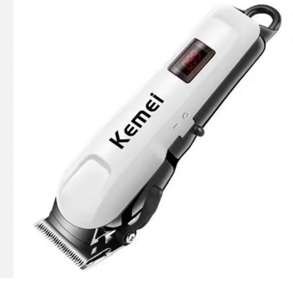 Kemei Rechargeable Hair Clipper – Stainless Steel Blade Trimmer - Image 2