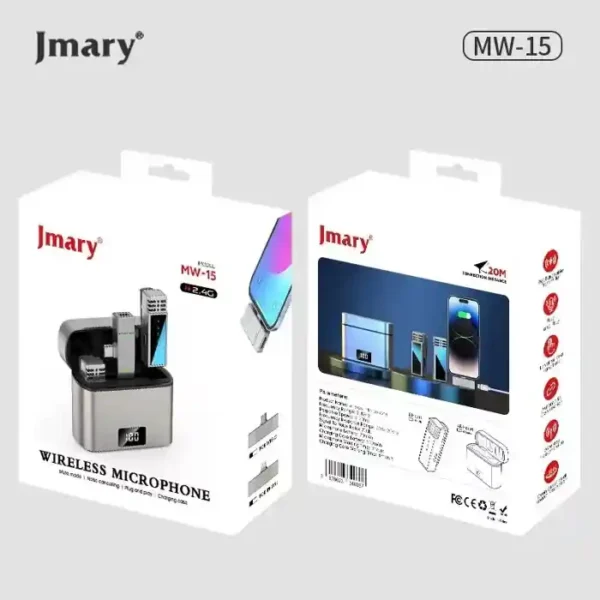 Jmary MW-15 Wireless Microphone – Type-C Compatible