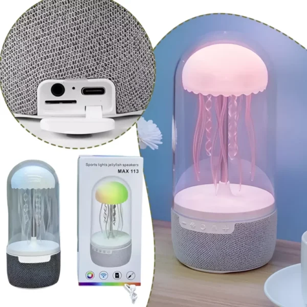 Creative Jellyfish Bluetooth Speaker | Colorful Octopus Lights - Image 2