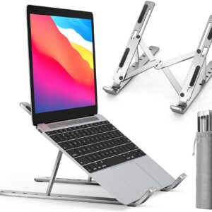Adjustable Aluminum Alloy Laptop Stand – Foldable