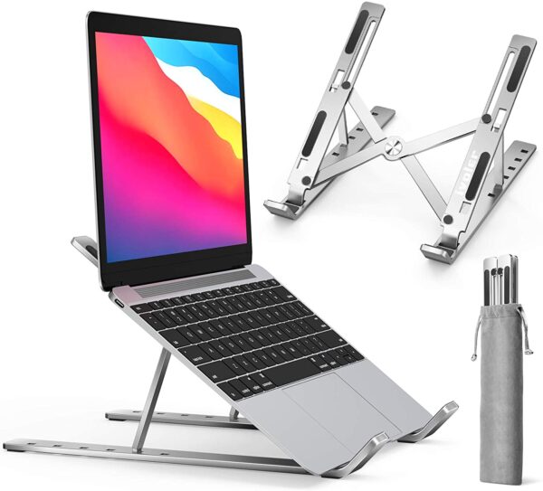 Adjustable Aluminum Alloy Laptop Stand – Foldable