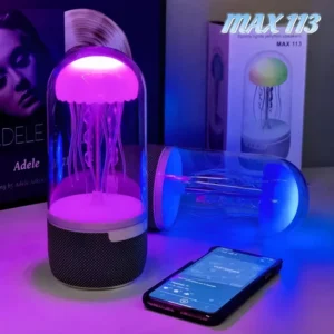 Creative Jellyfish Bluetooth Speaker | Colorful Octopus Lights