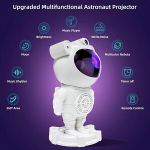 COREGENIX Astronaut Wireless Bluetooth Speaker- Galaxy Projector