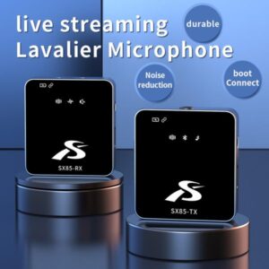 SX85 Audio Wireless Lavalier Microphone | Type-C & Long Battery