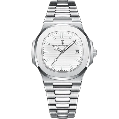 Poedagar Classic Men’s Watch – Stainless Steel Quartz - Image 2