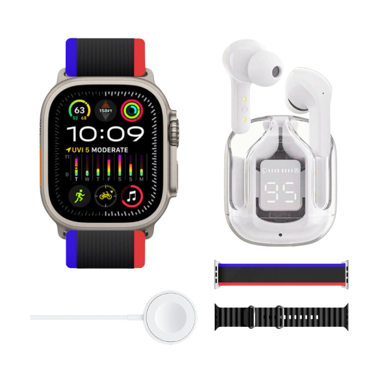 D100 Sports Smart Watch + T6 Earbuds | Super AMOLED - Image 2