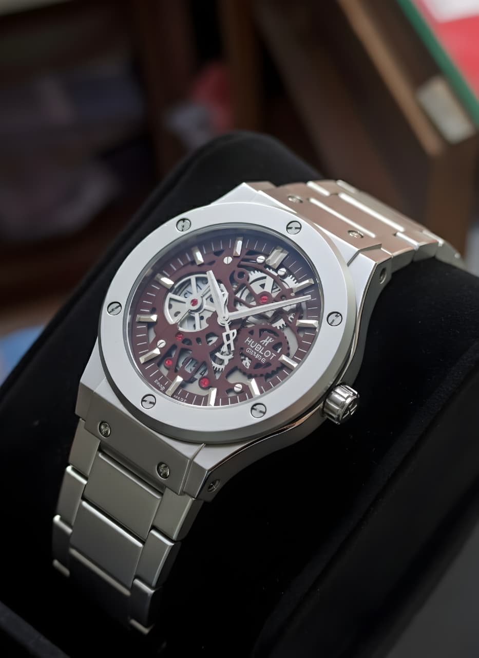 Hublot Classic Fusion Skeleton Dial Watch – Luxury - Image 2