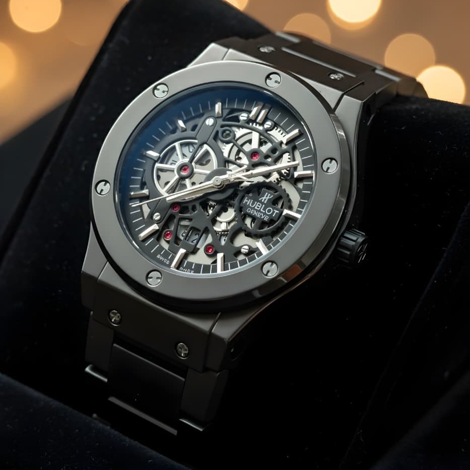 Hublot Classic Fusion Skeleton Dial Watch – Luxury